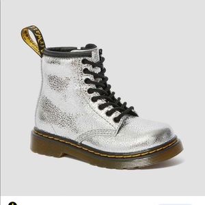 Dr. Marten Silver Boots